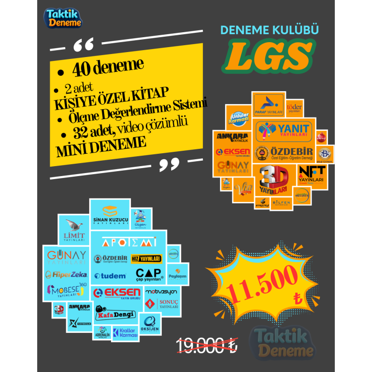 LGS DENEME KULÜBÜ -8.SINIF