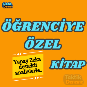 ÖĞRENCİYE ÖZEL KİTAP