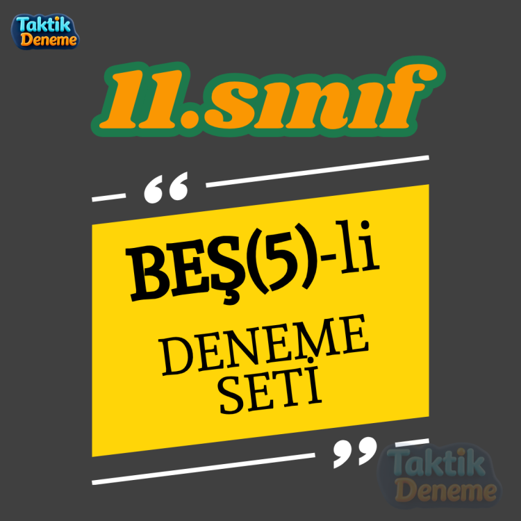 11.sınıf - 5li KURUMSAL DENEME SETİ